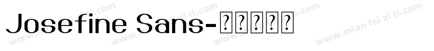 Josefine Sans字体转换